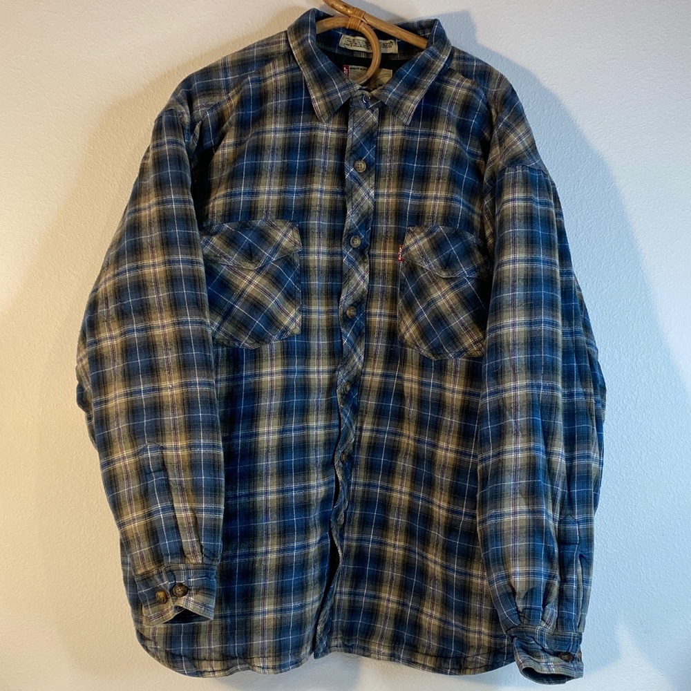 Levi's Classic Blue & Green flannel Jacket